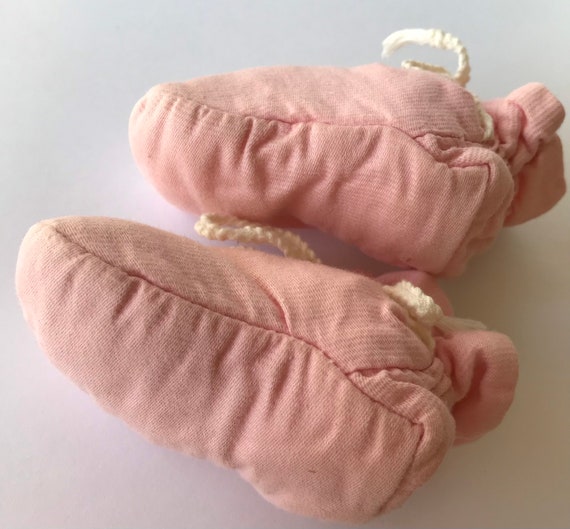 Pink Baby Booties Shoes Mrs. Day’s Ideal Baby Sho… - image 5