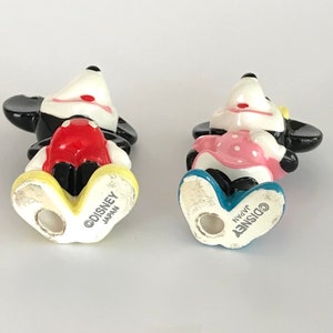 Disney Vintage Mickey And Minnie Mouse Figurine Made in Japan image 6