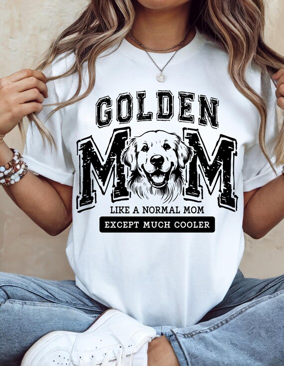 Golden Retriever Mom Shirt: Dog Breed Tee