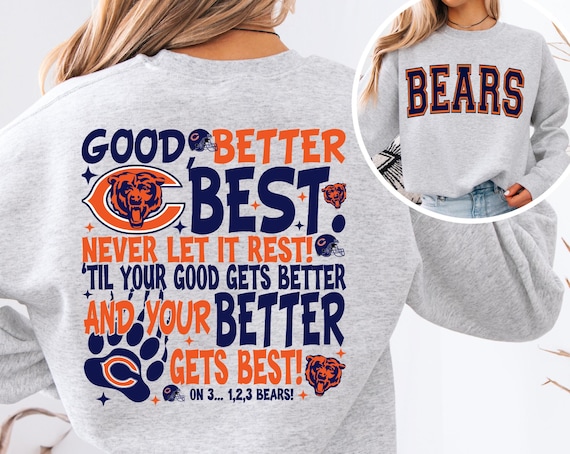 Chicago Football Hoodie,Crewneck and T-shirts/Game day apparel