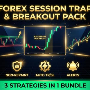 Forex Strategy Bundle | 3 TradingView Pine Script Strategies | PineScript Strategies | Forex Non Repaint