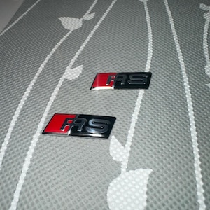 adesivi sticker volante audi RS piccola dimensione 2 pezzi