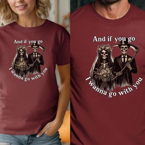 Matching Halloween Couple Shirts His Hers Spooky Season Tee Funny Couples Halloween Shirts Group Halloween Matching Tees Comfort Colors