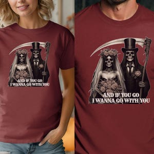 Matching Halloween Couple Shirts His Hers Spooky Season Tee Funny Couples Halloween Shirts Group Halloween Matching Tees Comfort Colors