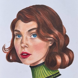 Custom Colored Pencil Portrait