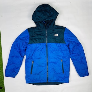 The North Face Black & Blue Puffer Jacket