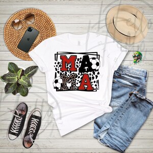 Animal Print Mama SVG, Mom Life TShirt Design SVG, Super Mom SVG, Digital Download, Super Mama Tee Png, Bonus Mama png, Blue Floral Tee,