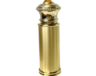 Fred Hayman Hollywood parfum oil miniature 5ml splash, gold travel bottle RARE