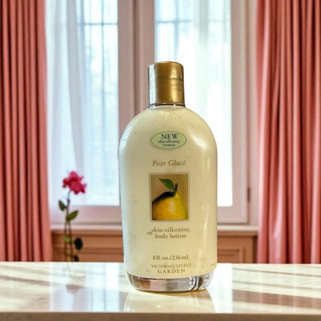 Vintage Victoria's Secret Garden Silkening Body Lotion Pear Glacé