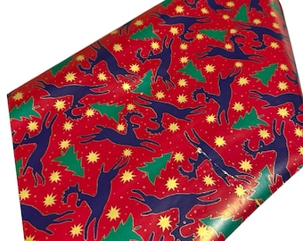 Vintage Kappa KKG Christmas Gift Wrap - 2 Rolls NOS