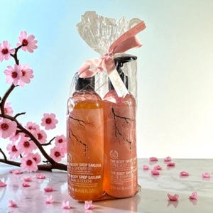 Japanese Cherry Blossom The Body Shop Shower Gel Lotion RARE DISCONTINUED