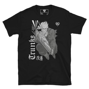 Future Trunks&#39; Blade of Hope Black T-Shirt DBZ