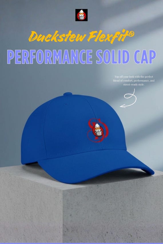 Duckstew Flexfit® Performance Solid Cap – STC17 - image 1