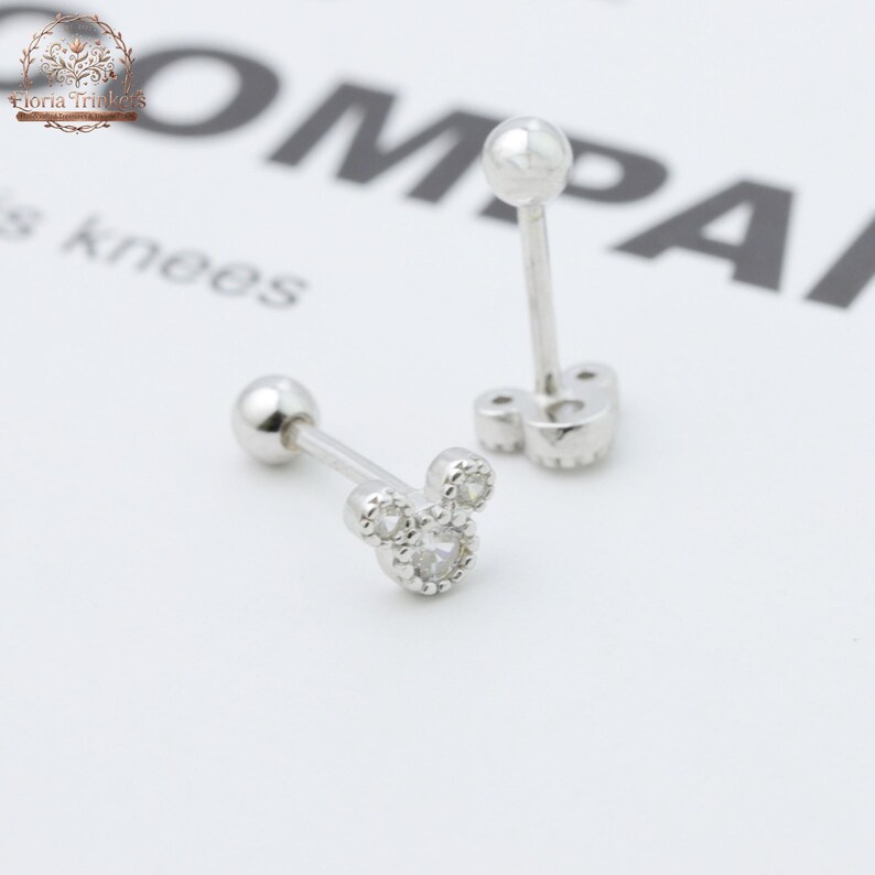 Womens Mickey Mouse Stud Earrings image 2
