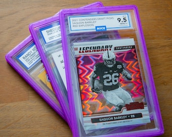 x3 PSA SlabSaver Graded Card Guard (Retro Colors) 3 Pack - Protect PSA/BGS/etc Slabs