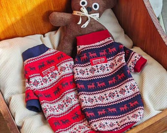 Sphynx cat Pullover, 2-Bein Sphynx cat Strickpullover, Weihnachtspullover, Wintermantel für haarlose Katzen, Katzenpullover