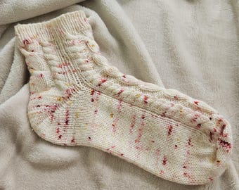 Patrón de tejer calcetines Liebesluft