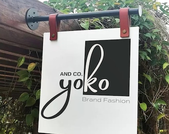 Custom Blade Sign | Hanging Blade Sign | Double Sided  Sign | Business Signage |  Metal Blade Sign | Wall Mounted Sign | Custom Logo Sign