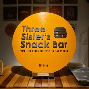 Custom Wood Sign, Round Wooden Sign, Personalized Wooden Logo,Business Commercial Signage, Shop Logo Sign, Laser Cut Logo Sign,3D Wood Sign