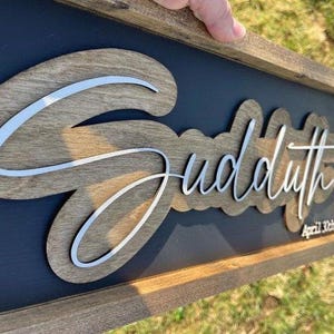 Custom Bubble Wooden Sign,Wooden Logo Sign,Laser Cut Sign,Custom Wood Logo,Wood Wall Art,Business Logo Sign, Cafe Sign,Handcrafted Wood Logo