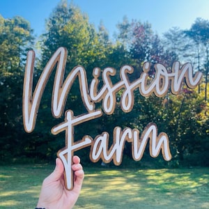 Custom Wooden Sign, Cafe sign, Deco Art,Wood Word Cutout, Wooden Bubble Sign, Business Signage, Laser Cut Sign, Custom Design Logo,