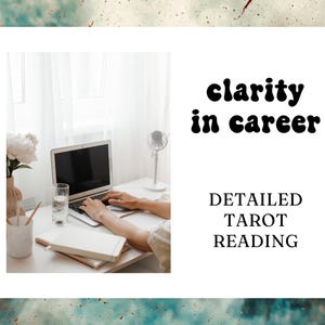 Career Clarity Tarot Reading | Professional Insights & Guidance | Honest, Intuitive Tarot Reading + Journal Prompts | Audio/PDF in 1–2 Days