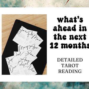 Year Ahead Tarot Reading | 12-Month Forecast & Guidance | Honest, Intuitive Tarot Reading + Journal Prompts | Audio or PDF in 1–2 Days