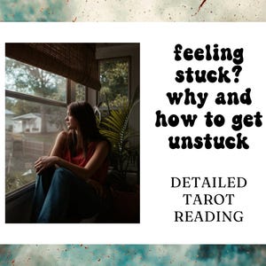 Feeling Stuck? Break Through Blocks Tarot Reading | Honest, Intuitive Tarot Reading + Journal Prompts | Audio or PDF in 1–2 Days