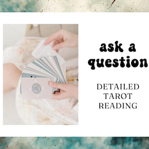 Ask a Question Tarot Reading | Clarity for Any Situation | Honest, Intuitive Tarot Reading + Journal Prompts | Audio or PDF in 1–2 Days