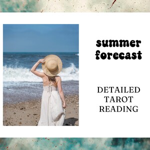 Summer Tarot Forecast | 3-Month Reading for the Season Ahead | Honest, Intuitive Tarot Reading + Journal Prompts | Audio or PDF in 1–2 Days