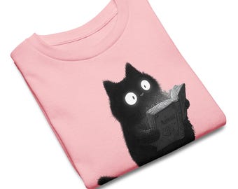 Cryptonomicon Cat Youth Tee: Spooky Witchy Halloween Shirt