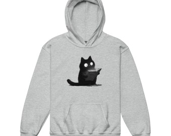 Sweat à capuche pour jeune chat Cryptonomicon, sweat-shirt effrayant pour enfants d'Halloween