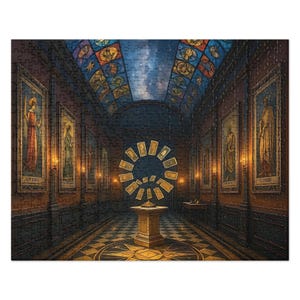 Tarot Gallery Jigsaw Puzzle: 520 Piece Mystic Occult Challenge