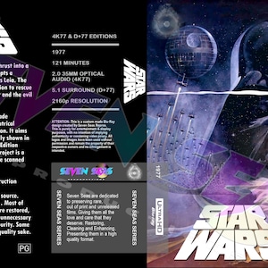 Star Wars (2 Disc Set) (4K77 & D+77) 4K UHD Blu-Ray