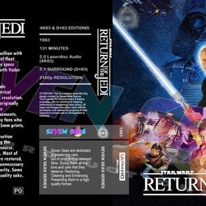 Return Of The Jedi (2 Disc Set) (4K83 & D+83) 4K UHD Blu-Ray