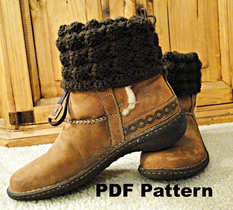 PDF Pattern Crochet Boot Cuff Leg Warmers for teens or adults Etsy