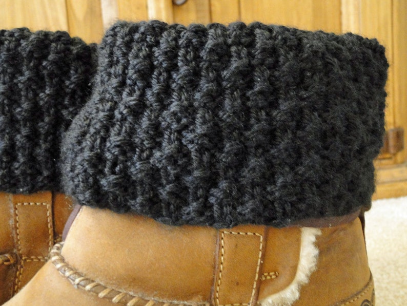PDF PATTERN Knit Boot Cuff Leg Warmers for teens or adults in Etsy