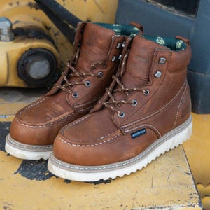 Fashion Arbeitsstiefel für Männer - wasserdichtes Leder, robust & trendig weich / Safety Toe G6192D G6158ST