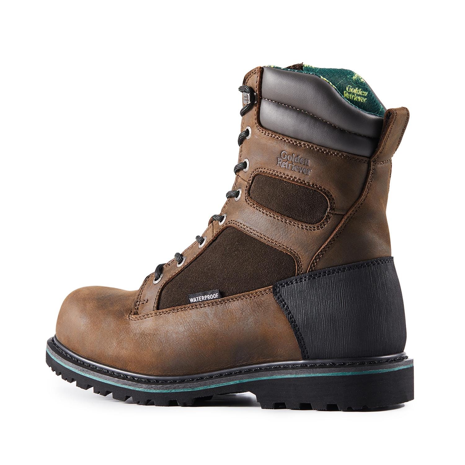 Men\'s Work Boots - Gray Crazy Horse Leather AdTec Men main image 3