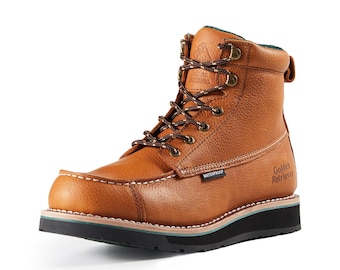 Waterproof Composite Toe Work Boots: Oil/Slip Resistant, Goodyear Welt