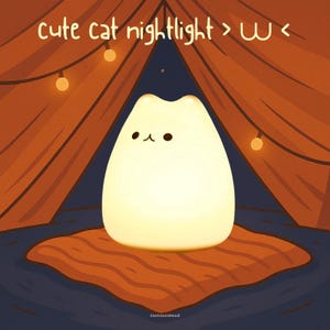 Nachtlampje schattig kat