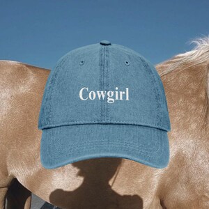 COWGIRL Hat : Western Embroidered Baseball Cap Coastal Cowgirl Aesthetic Hat Country Concert Outfit Minimalist Cowgirl Dad Hat for Women