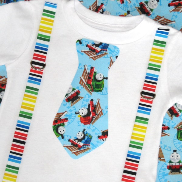 Thomas the Train and Friends Suspender Tie Shirt