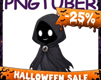 PNGTuber | Mage 2D Vtuber Chibi Model for Twitch & YouTube Streaming, Veadotube Ready - VOID
