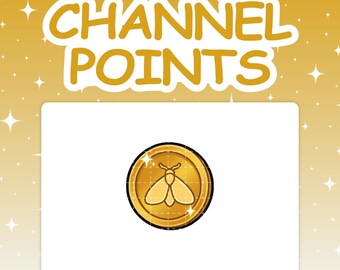 Channel Points | "Moth Coins" Viewer Reward Icon for Twitch Streaming