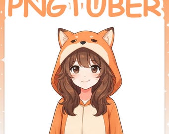 PNGTuber | Fox 2D Vtuber Model for Twitch & YouTube Streaming, Veadotube Ready - MIKU