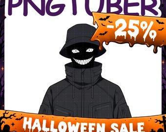 PNGTuber | 2D Vtuber Male Model for Twitch & YouTube Streaming, Veadotube Ready - VOID
