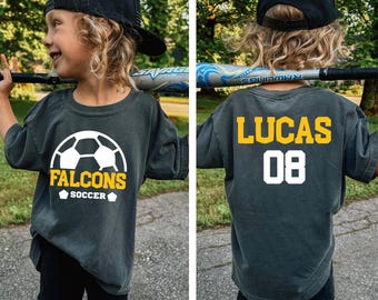 Soccer Shirt, Personalized Team Name Number Soccer Jersey Shirt, Gifts For Football Fans, Custom Kids Favorite Teams Shirt,Soccer Kids Shirt