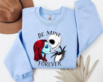 Jack Skellington Sally Love Sweatshirt, Valentine The Nightmare Before Love Tee,Disneyland Valentine's Day Shirt,Disney Love Couple Trip Tee