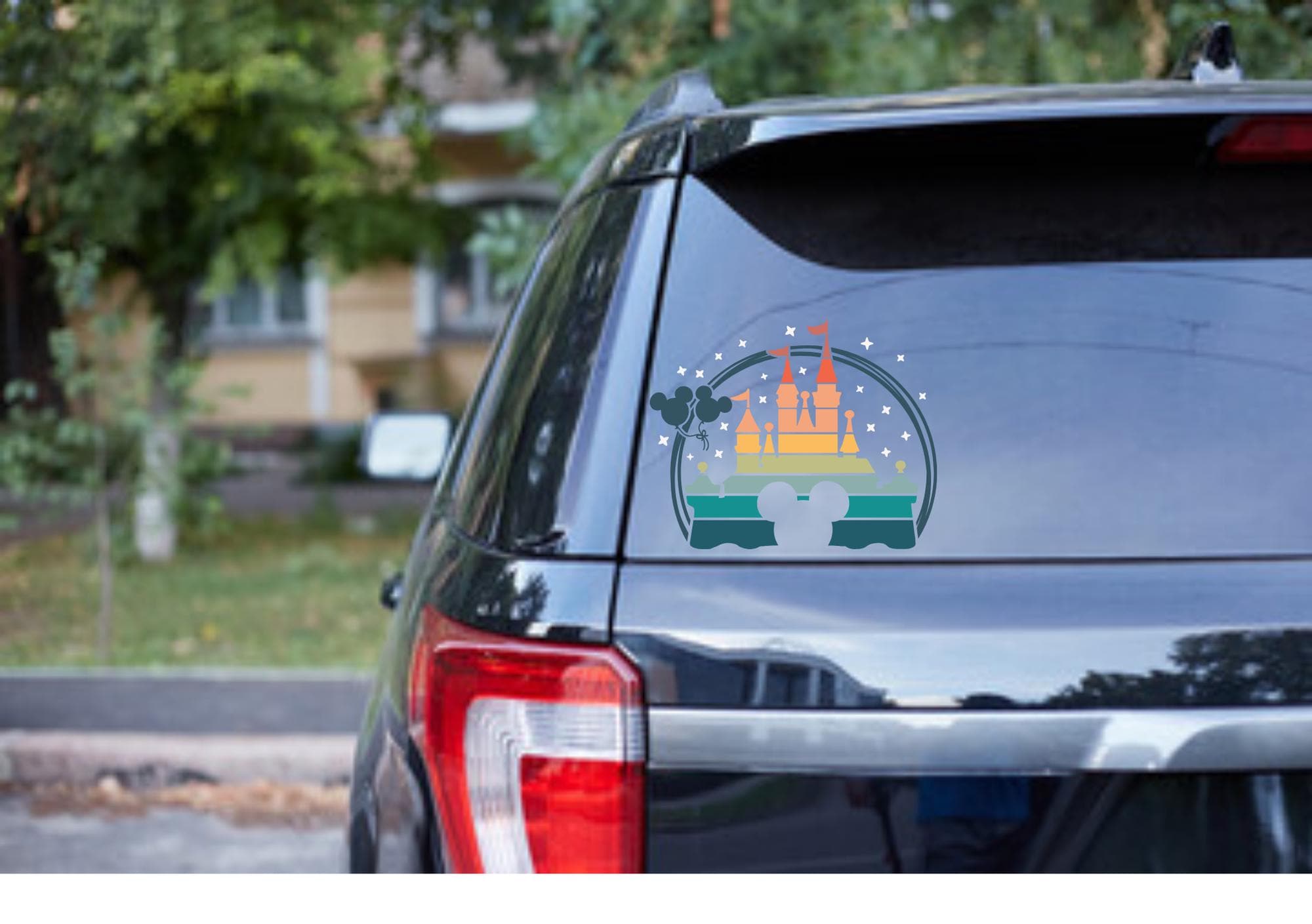 Magic Kingdom Vinyl Decal, Disneyworld Sticker, Disney Car Window Decal ...